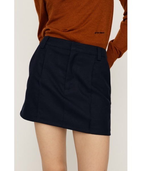 SLY（スライ）の「SKIRT LIKE S/PT スカートライク ショートパンツ 春服（スラックス・レディース・チャコールグレー/ネイビー・0/1）」の7枚目の写真