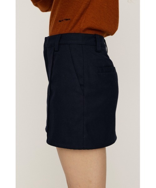 SLY（スライ）の「SKIRT LIKE S/PT スカートライク ショートパンツ 春服（スラックス・レディース・チャコールグレー/ネイビー・0/1）」の10枚目の写真