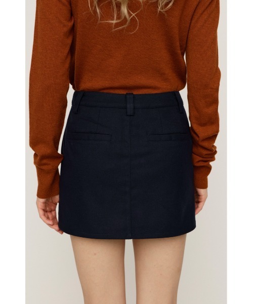 SLY（スライ）の「SKIRT LIKE S/PT スカートライク ショートパンツ 春服（スラックス・レディース・チャコールグレー/ネイビー・0/1）」の11枚目の写真