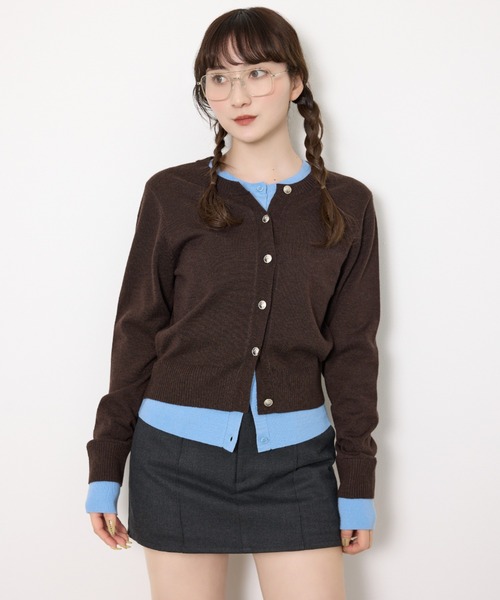 SLY（スライ）の「SKIRT LIKE S/PT スカートライク ショートパンツ 春服（スラックス・レディース・チャコールグレー/ネイビー・0/1）」の14枚目の写真