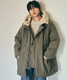 WEDNESDAY OASIS（ウェンズデーオアシス）の「N-3Bフィッシュテールフライトダウンパディングミリタリーコート_KHAKI(WC25-OT05)（ダウンジャケット/コート）」