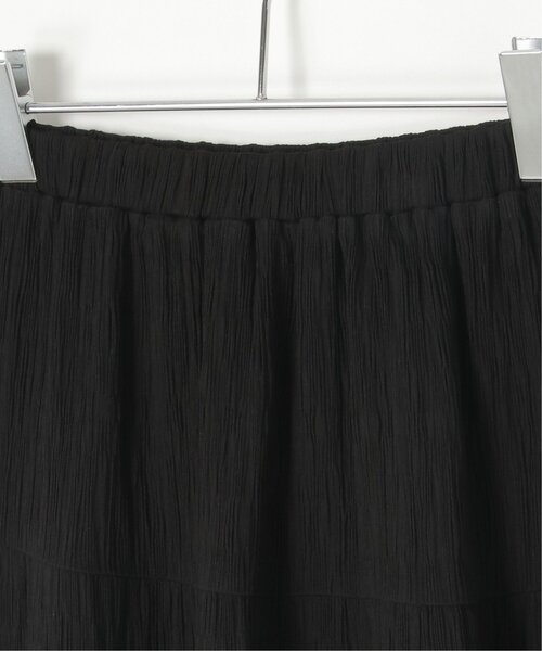 notch.（ノッチ）の「ティアードロングスカート（スカート・レディース・オフホワイト/ブラック・M）」の5枚目の写真
