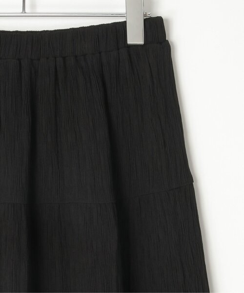 notch.（ノッチ）の「ティアードロングスカート（スカート・レディース・オフホワイト/ブラック・M）」の6枚目の写真