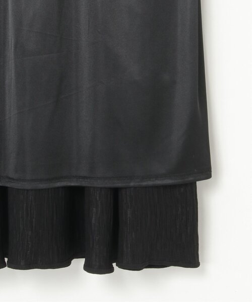 notch.（ノッチ）の「ティアードロングスカート（スカート・レディース・オフホワイト/ブラック・M）」の8枚目の写真