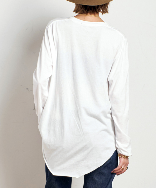 AP STUDIO（エーピーストゥディオ）の「追加2New round tail T-sh（Tシャツ/カットソー・レディース・ホワイト・FREE）」の3枚目の写真