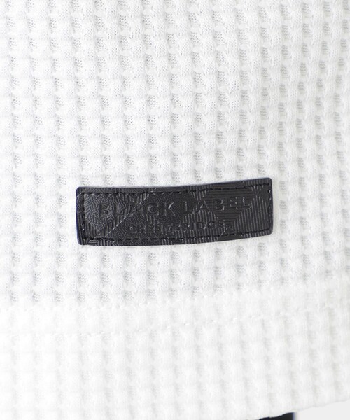 BLACK LABEL CRESTBRIDGE(ブラックレーベル・クレストブリッジ)の「【一部店舗限定】テクスチャータックサイドチェックTシャツ(Tシャツ/カットソー・メンズ・グレー系その他/ブラック/オフホワイト・M/L/XL)」の7枚目の写真