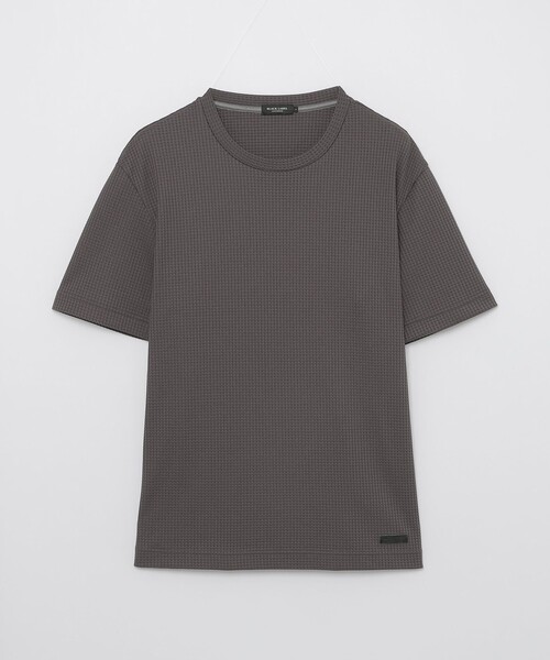 BLACK LABEL CRESTBRIDGE(ブラックレーベル・クレストブリッジ)の「【一部店舗限定】テクスチャータックサイドチェックTシャツ(Tシャツ/カットソー・メンズ・グレー系その他/ブラック/オフホワイト・M/L/XL)」の15枚目の写真