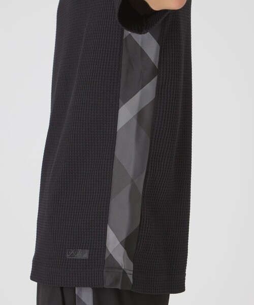 BLACK LABEL CRESTBRIDGE(ブラックレーベル・クレストブリッジ)の「【一部店舗限定】テクスチャータックサイドチェックTシャツ(Tシャツ/カットソー・メンズ・グレー系その他/ブラック/オフホワイト・M/L/XL)」の20枚目の写真