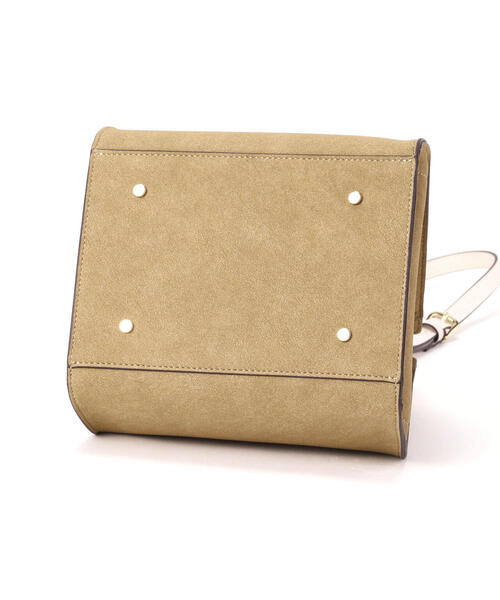 NATURAL BEAUTY BASIC（ナチュラルビューティーベーシック）の「◇リボンハンドルトートバッグ（トートバッグ・レディース・ホワイト系その他/ベージュ系その他/ブラック・ﾌﾘ-）」の8枚目の写真