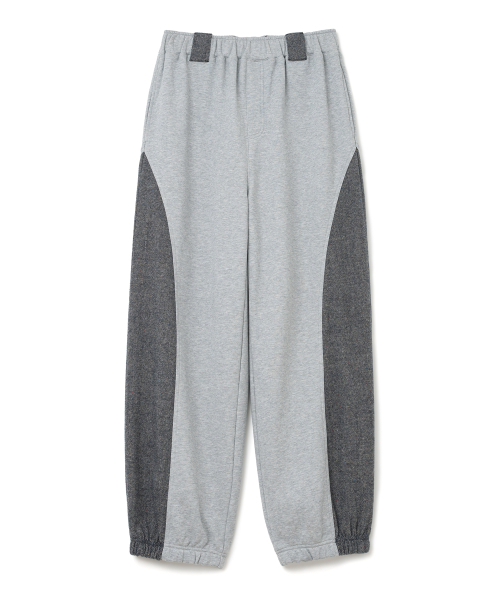 MILLO WOMEN（ミロウーマン）の「カラーサイドスウェットパンツ [メランジグレー]（スウェットパンツ・レディース・その他・S/M）」の2枚目の写真