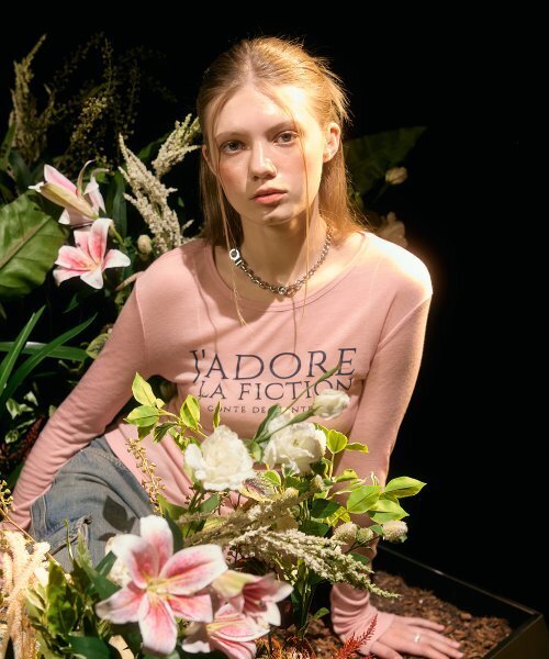 LARTIGENT(ラーティゼン)の「L8 JADORE SLIM T-SHIRT(PINK)(Tシャツ/カットソー・レディース・その他・FREE)」の1枚目の写真