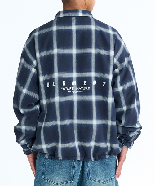 ELEMENT（エレメント）の「ELEMENT/エレメント MR CARTER JACKET TYPE2 ジャケット BG021752（その他アウター・メンズ・スミクロ/チェック/インディゴブルー/ライトインディゴブルー/ダークインディゴブルー・M/L/XL）」の12枚目の写真