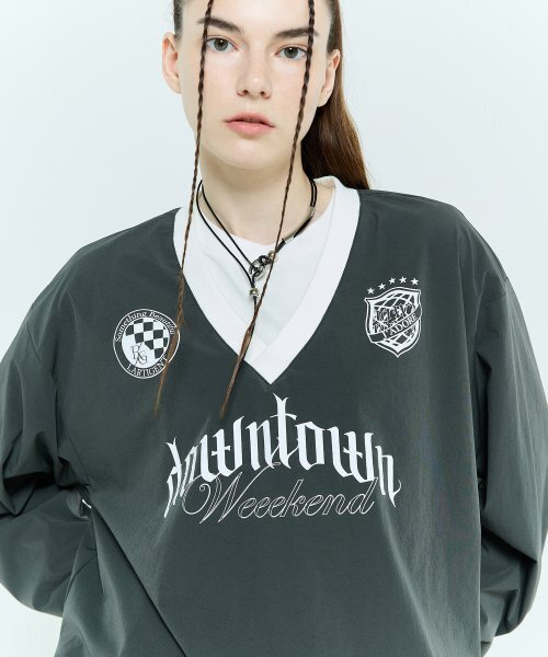 LARTIGENT（ラーティゼン）の「L6 STRING NYLON PULLOVER(CHARCOAL)（Tシャツ/カットソー・レディース・その他・FREE）」の2枚目の写真