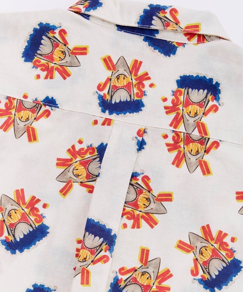 Ocean&Ground（オーシャン&グラウンド）の「サンフランシスコシティシャツ/セットアップ可（シャツ/ブラウス・キッズ・マルチ/オフホワイト/チャコール・90/100/110/120/130/140）」の9枚目の写真