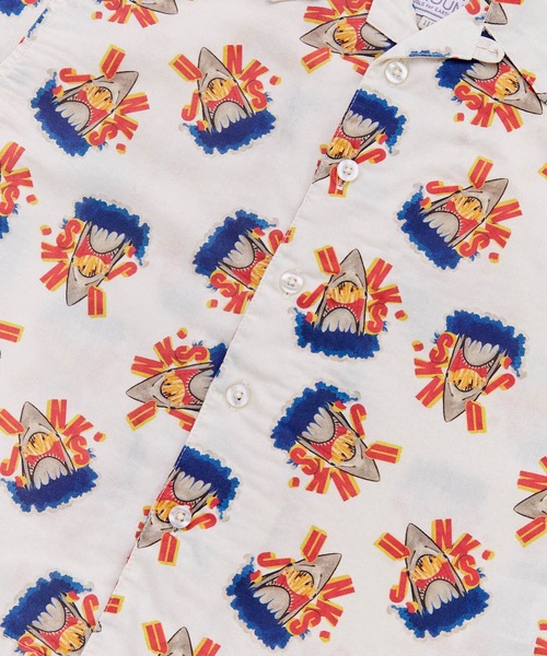 Ocean&Ground（オーシャン&グラウンド）の「サンフランシスコシティシャツ/セットアップ可（シャツ/ブラウス・キッズ・マルチ/オフホワイト/チャコール・90/100/110/120/130/140）」の11枚目の写真