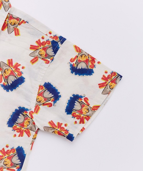 Ocean&Ground（オーシャン&グラウンド）の「サンフランシスコシティシャツ/セットアップ可（シャツ/ブラウス・キッズ・マルチ/オフホワイト/チャコール・90/100/110/120/130/140）」の12枚目の写真