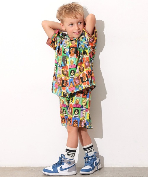 Ocean&Ground（オーシャン&グラウンド）の「サンフランシスコシティシャツ/セットアップ可（シャツ/ブラウス・キッズ・マルチ/オフホワイト/チャコール・90/100/110/120/130/140）」の7枚目の写真