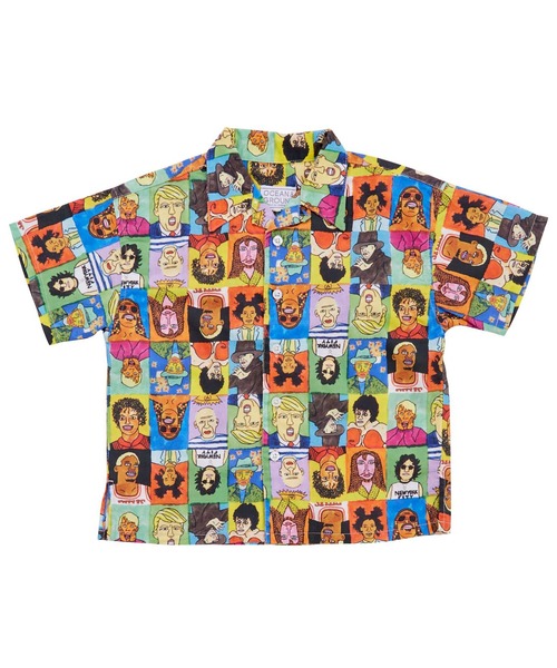 Ocean&Ground（オーシャン&グラウンド）の「サンフランシスコシティシャツ/セットアップ可（シャツ/ブラウス・キッズ・マルチ/オフホワイト/チャコール・90/100/110/120/130/140）」の4枚目の写真