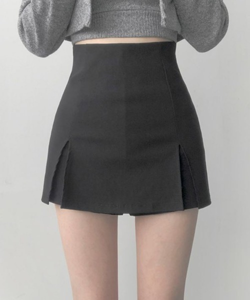 SallyLunn(サリーラン)の「ミニキュロットスカート(スカート・レディース・ブラック/ホワイト・MEDIUM/LARGE)」の4枚目の写真