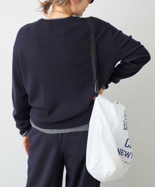 Washable Wool クルーネック プルオーバー（ニット/セーター