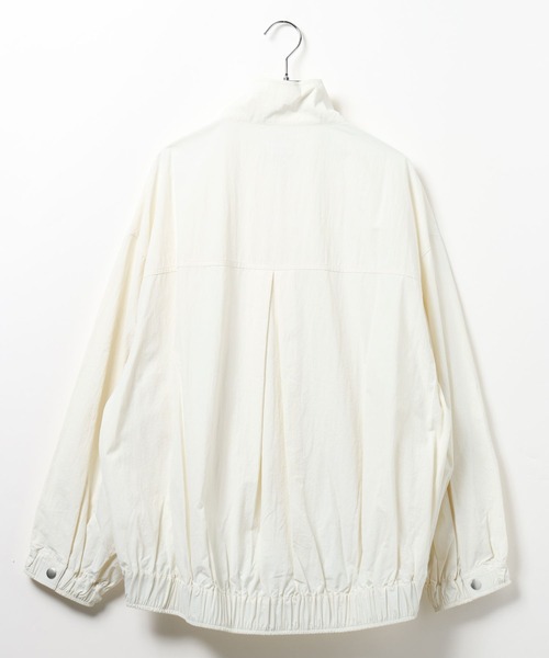 LEPSIM(レプシィム)の「WZIPギャザーブルゾン 634190(ブルゾン・レディース・ブラック/グリーン系その他/アイボリー・FREE)」の9枚目の写真