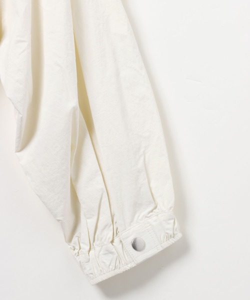 LEPSIM(レプシィム)の「WZIPギャザーブルゾン 634190(ブルゾン・レディース・ブラック/グリーン系その他/アイボリー・FREE)」の5枚目の写真