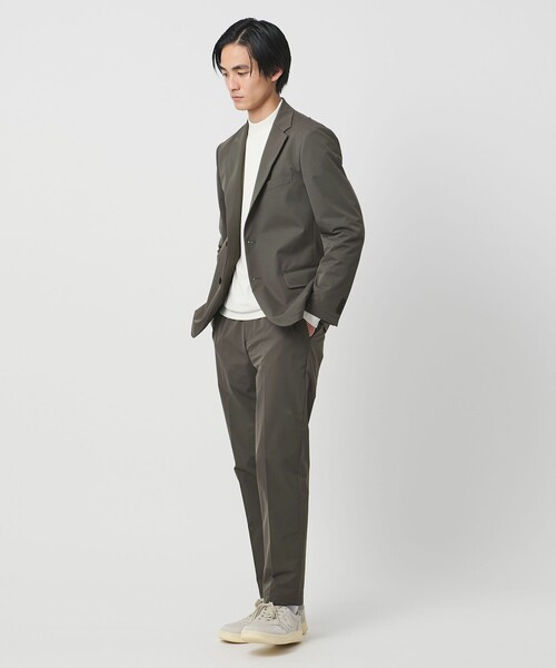 UNITED ARROWS(ユナイテッドアローズ)の「ダブルクロス ノープリーツ パンツ UA COZY ウォッシャブル 2WAYストレッチ はっ水(スラックス・メンズ・ブラック/オリーブ・S/M/L/XL/XXL)」の12枚目の写真