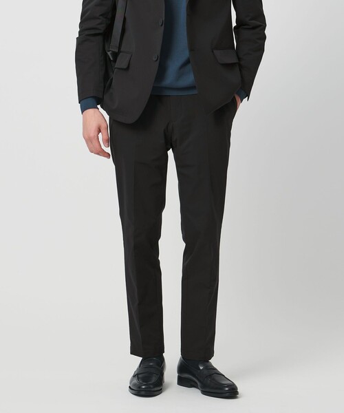 UNITED ARROWS(ユナイテッドアローズ)の「ダブルクロス ノープリーツ パンツ UA COZY ウォッシャブル 2WAYストレッチ はっ水(スラックス・メンズ・ブラック/オリーブ・S/M/L/XL/XXL)」の1枚目の写真