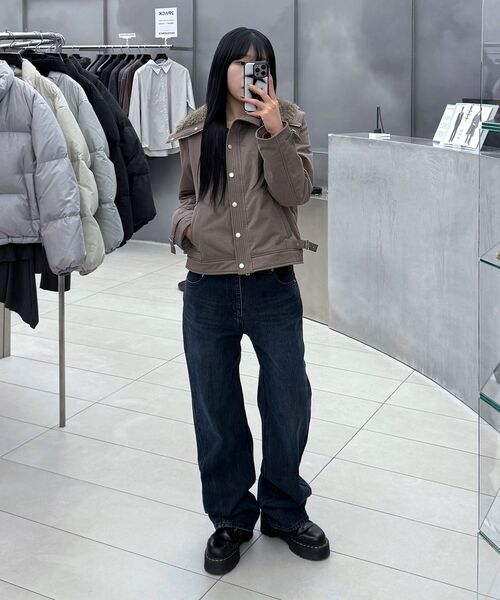 INSILENCE WOMEN(インサイレンスウーマン)の「ブラシドストレートフィットデニム BLUE(デニムパンツ・レディース・その他・S/M/XS/L)」の21枚目の写真