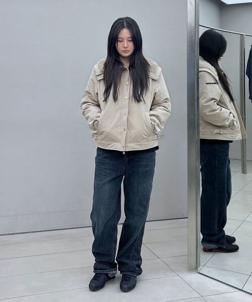 INSILENCE WOMEN(インサイレンスウーマン)の「ブラシドストレートフィットデニム BLUE(デニムパンツ・レディース・その他・S/M/XS/L)」の14枚目の写真