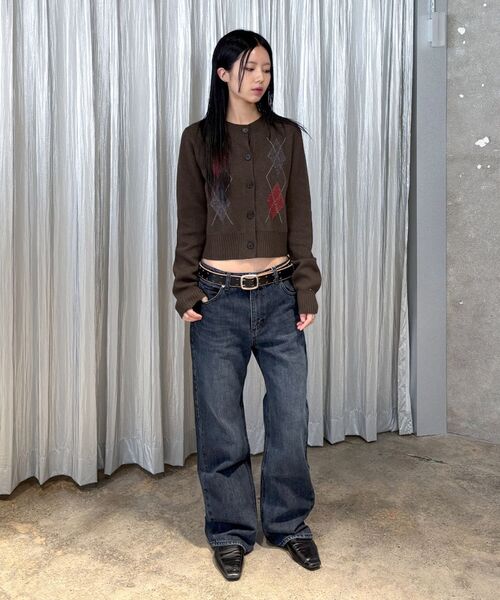 INSILENCE WOMEN(インサイレンスウーマン)の「ブラシドストレートフィットデニム BLUE(デニムパンツ・レディース・その他・S/M/XS/L)」の9枚目の写真