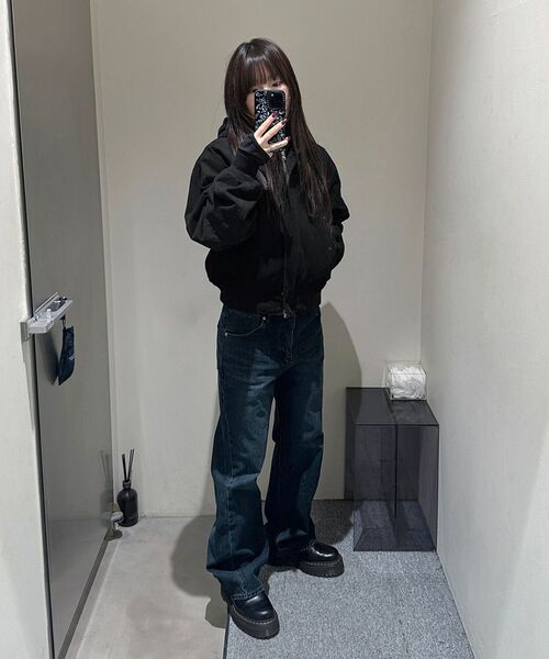 INSILENCE WOMEN(インサイレンスウーマン)の「ブラシドストレートフィットデニム BLUE(デニムパンツ・レディース・その他・S/M/XS/L)」の10枚目の写真