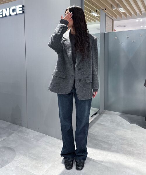 INSILENCE WOMEN(インサイレンスウーマン)の「ブラシドストレートフィットデニム BLUE(デニムパンツ・レディース・その他・S/M/XS/L)」の4枚目の写真