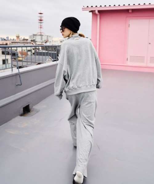 HANNE（アン）の「タックワイドスウェットパンツ（スウェットパンツ・レディース・グレー/ブラック/ホワイト・S/M）」の7枚目の写真