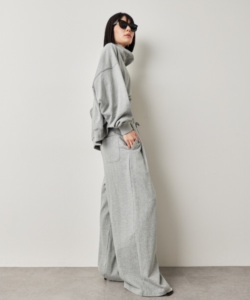 HANNE（アン）の「タックワイドスウェットパンツ（スウェットパンツ・レディース・グレー/ブラック/ホワイト・S/M）」の13枚目の写真