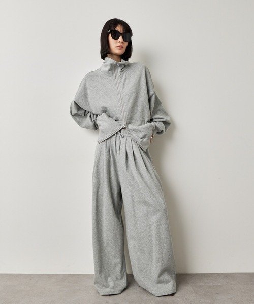 HANNE（アン）の「タックワイドスウェットパンツ（スウェットパンツ・レディース・グレー/ブラック/ホワイト・S/M）」の11枚目の写真