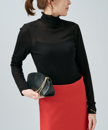 VERMEIL par iena | シアーフライス タートルネックプルオーバー(Tシャツ/カットソー)