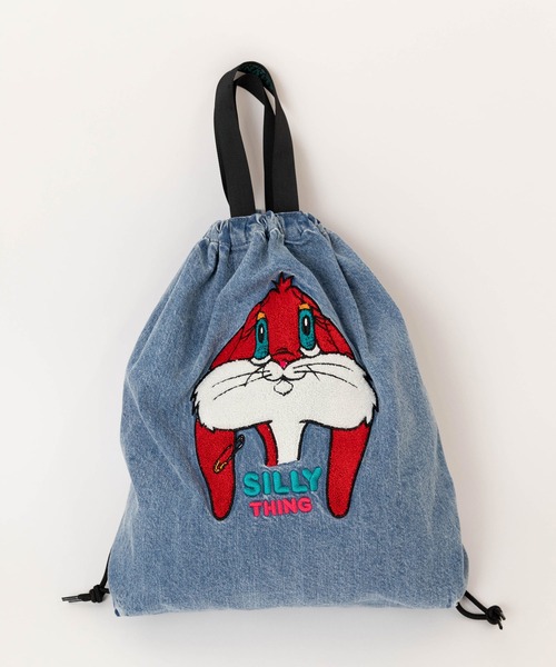 RNA(アールエヌエー)の「E5219 WASH OUTラビットナップBAG(バックパック/リュック・レディース・カモフラージュ/ブルー/ブラック・FREE)」の1枚目の写真