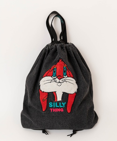 RNA(アールエヌエー)の「E5219 WASH OUTラビットナップBAG(バックパック/リュック・レディース・カモフラージュ/ブルー/ブラック・FREE)」の2枚目の写真