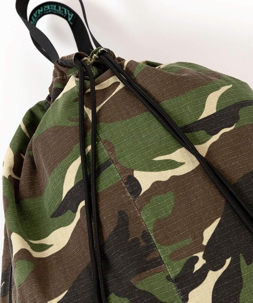 RNA(アールエヌエー)の「E5219 WASH OUTラビットナップBAG(バックパック/リュック・レディース・カモフラージュ/ブルー/ブラック・FREE)」の13枚目の写真