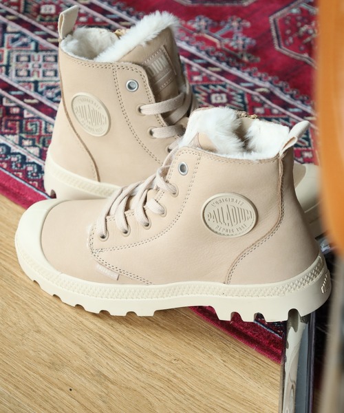 PALLADIUM(パラディウム)の「PAMPA HI ZIP WL パンパ ハイ ジップ WL(スニーカー・レディース・ブラウン系/サンドベージュ・23.5cm/23cm/24cm/22.5cm)」の1枚目の写真