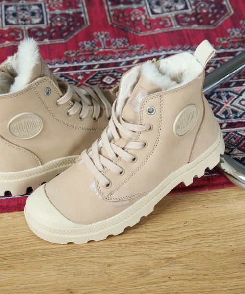 PALLADIUM(パラディウム)の「PAMPA HI ZIP WL パンパ ハイ ジップ WL(スニーカー・レディース・ブラウン系/サンドベージュ・23.5cm/23cm/24cm/22.5cm)」の4枚目の写真