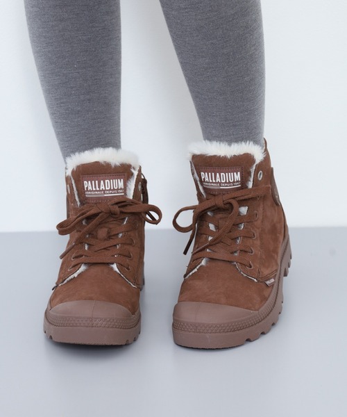 PALLADIUM(パラディウム)の「PAMPA HI ZIP WL パンパ ハイ ジップ WL(スニーカー・レディース・ブラウン系/サンドベージュ・23.5cm/23cm/24cm/22.5cm)」の19枚目の写真