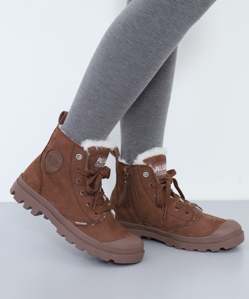 PALLADIUM(パラディウム)の「PAMPA HI ZIP WL パンパ ハイ ジップ WL(スニーカー・レディース・ブラウン系/サンドベージュ・23.5cm/23cm/24cm/22.5cm)」の21枚目の写真