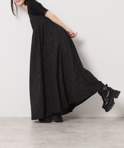 ESPERANZA（エスペランサ）の「レースアップバックル厚底ブーツ（ブーツ・レディース・ブラウン系3/ブラック系2/ブラック・L/M/S/LL）」の6枚目の写真