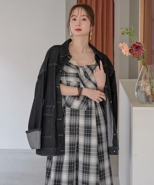 セール】denim over jacket / デニムオーバージャケット（デニム