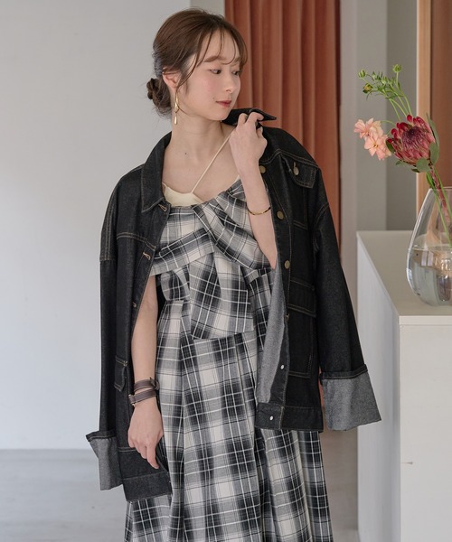 マイディール mideal デニムオーバージャケット denim over jacket / デニムオーバージャケット（デニムジャケット