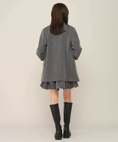 Heather(ヘザー)の「レーススリーブミドルジャケット 652969(テーラードジャケット・レディース・グレー/グレー系その他/キャメル/ベージュ系その他・FREE)」の15枚目の写真