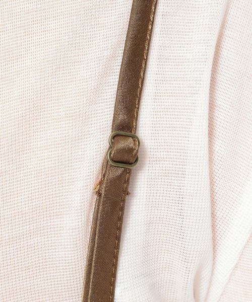 mysty woman（ミスティウーマン）の「イレヘムキャミチュニック　656817（キャミソール・レディース・ブラウン/ブラック/オフホワイト・FREE）」の8枚目の写真