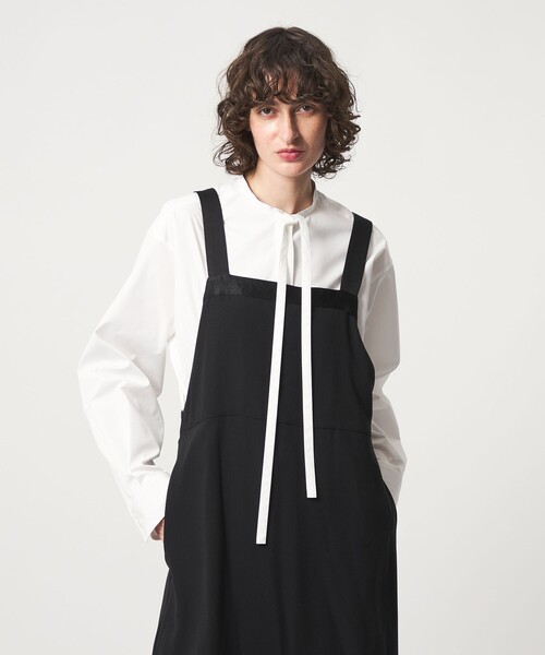 6（ロク）の「＜6(ROKU)＞リボン シャツ（シャツ/ブラウス・レディース・ホワイト・FREE）」の2枚目の写真